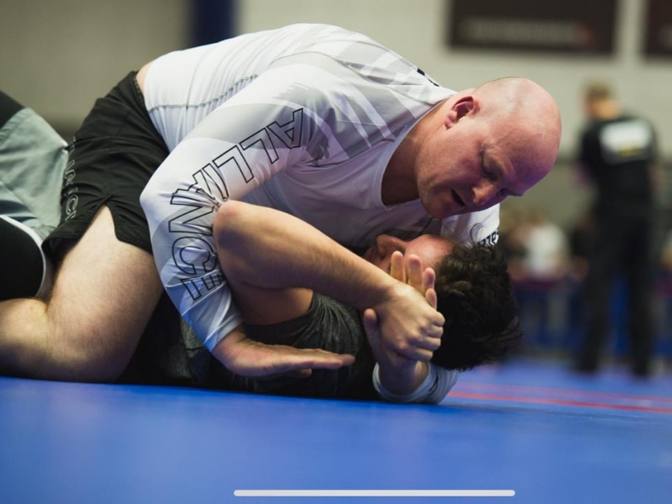 Image showing class type: No gi jiu jitsu training